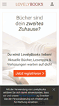 Mobile Screenshot of lovelybooks.de